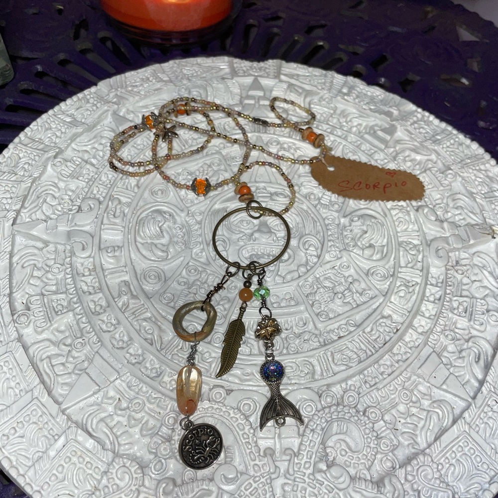 Scorpio Sun Sign Necklace
